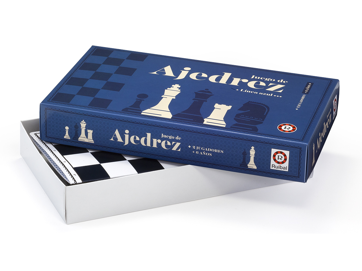 Juego De Mesa Ajedrez Ruibal Linea Azul